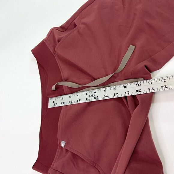 FIGS Pants Womens Small Burgundy Technical Collection Scrub Nurse Jogger - Picture 3 of 11